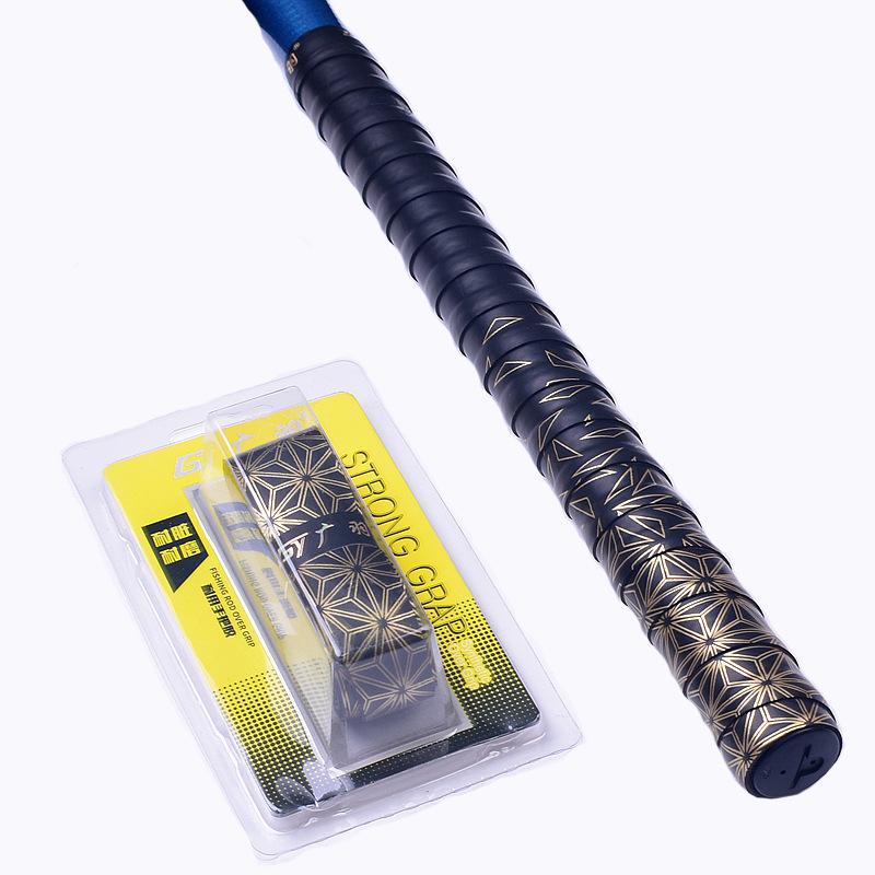 1 шт., красочная градиентная лента для бадминтонной ракетки, утолщенный противоскользящий ремень для удочки