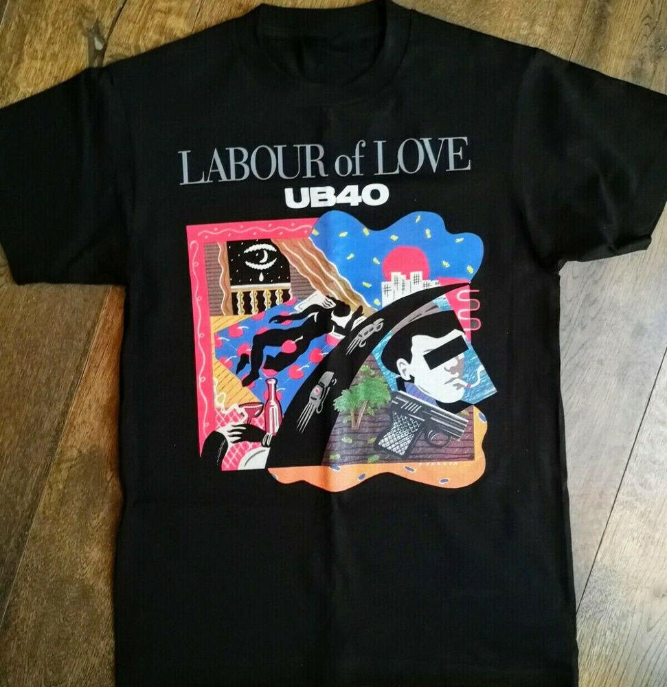 UB40 Labour of Love Album Cotton Black All Size Unisex Shirt Unisex T-Shirt