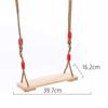 High-Quality Wooden Four-Board Swing Length Adjustable Rope Swing Outdoor Indoor House Garden Playground Pastoral Wooden Swing