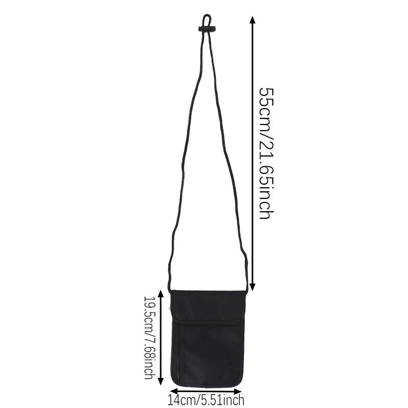 Водонепроницаемая нейлоновая сумка для хранения с RFID для путешествий Сумка для документов Паспорта Кошелек на шею Кошелек Деньги Карты Паспортная сумка