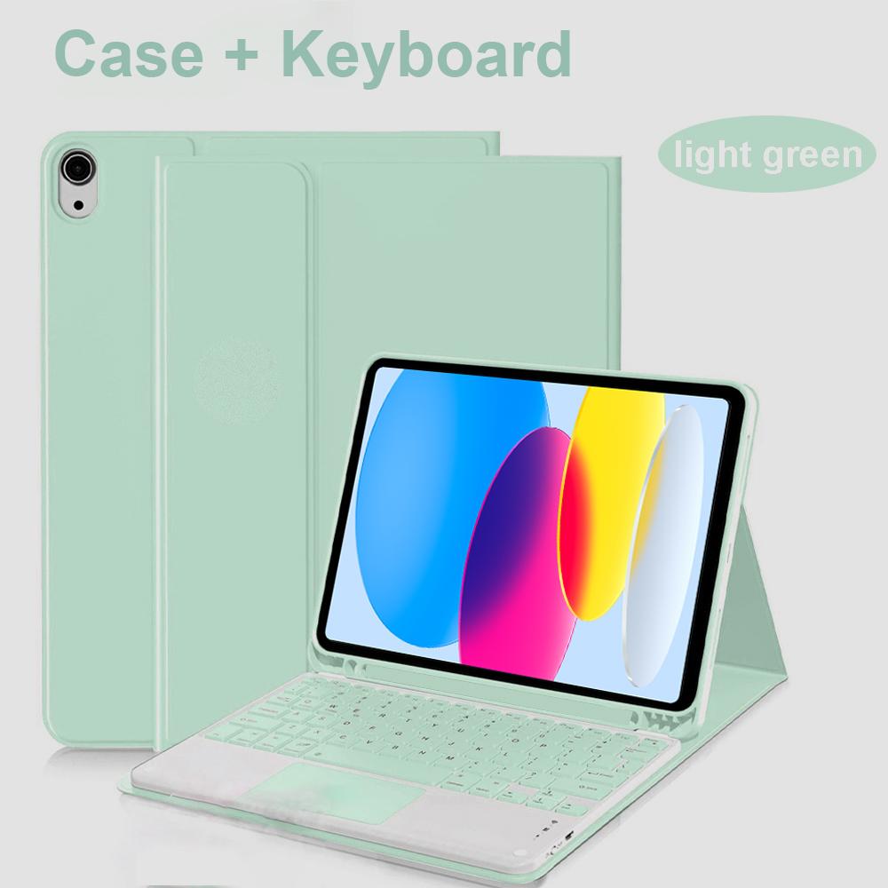 Case for iPad A16 11 Inch A3355 A3356 A3354,Bluetooth Keyboard cover for iPad 10th 10.9 Inch A2696 A2757 A2777 A3162