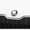 DDWO5 For Skoda 8/9/10cm Upgrade Your Skoda ABS Emblem Car Front Hood Badge Rear Trunk Sticker For Skoda S Logo Octavia RS Superb MK2