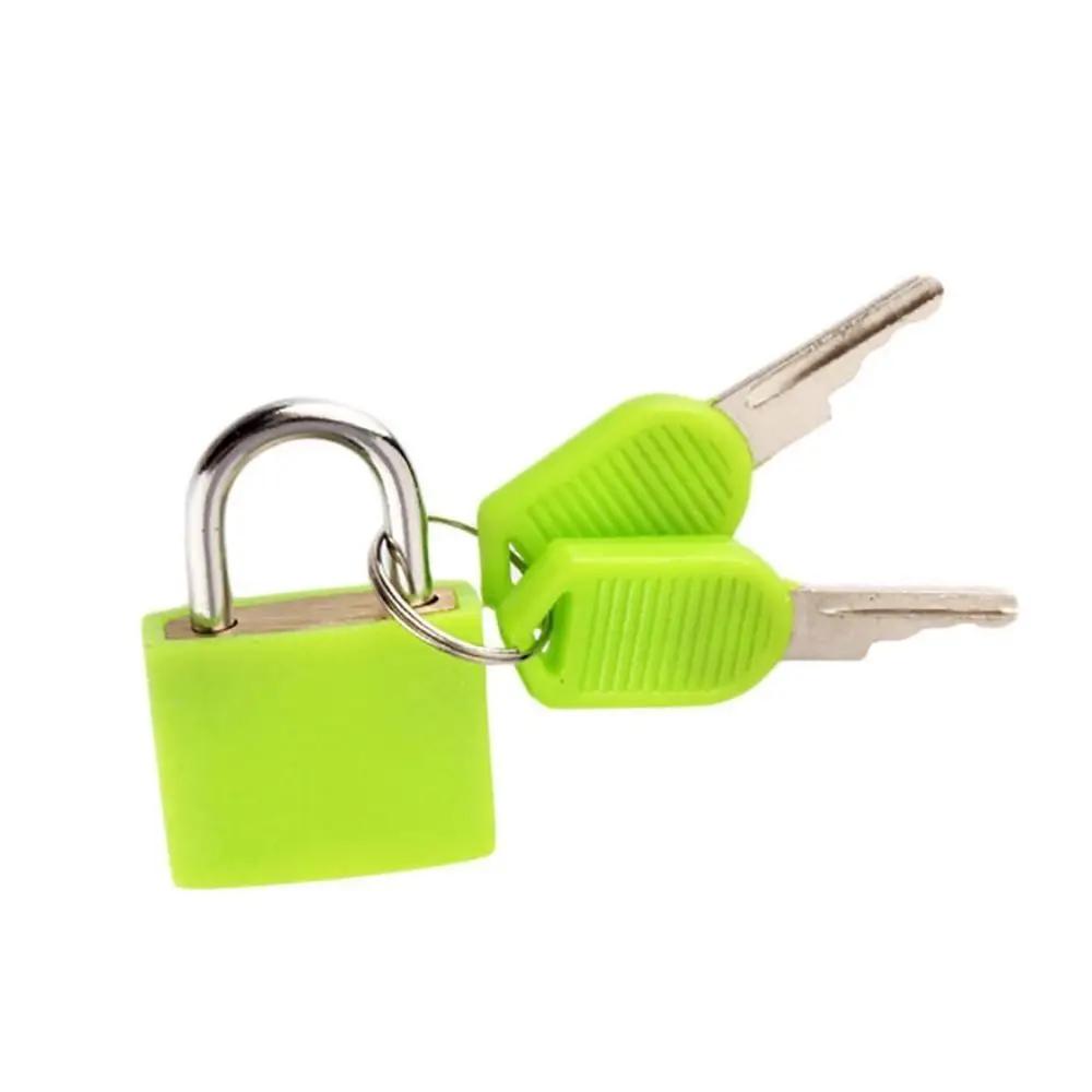 23mm Mini Suitcase Diary Lock With 2 Keys Anti-Theft Drawer Cabinet Padlock Multicolour Travel Bag Zipper Lock Home Decor