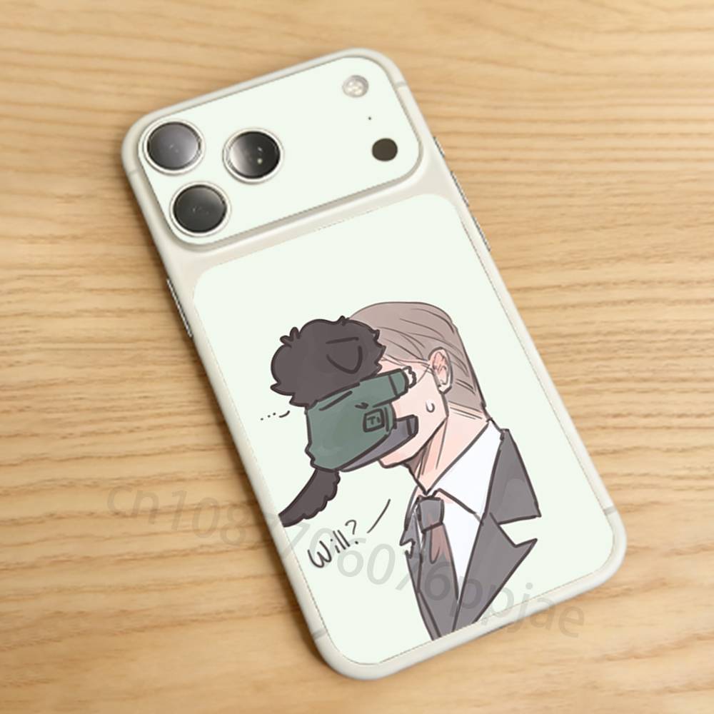 H-ГаннибалС и Уилл Чиби Для iPhone 17 Pro /Pro Max Задняя крышка-аккумулятор со стикером-наклейкой для камеры Задняя защитная пленка