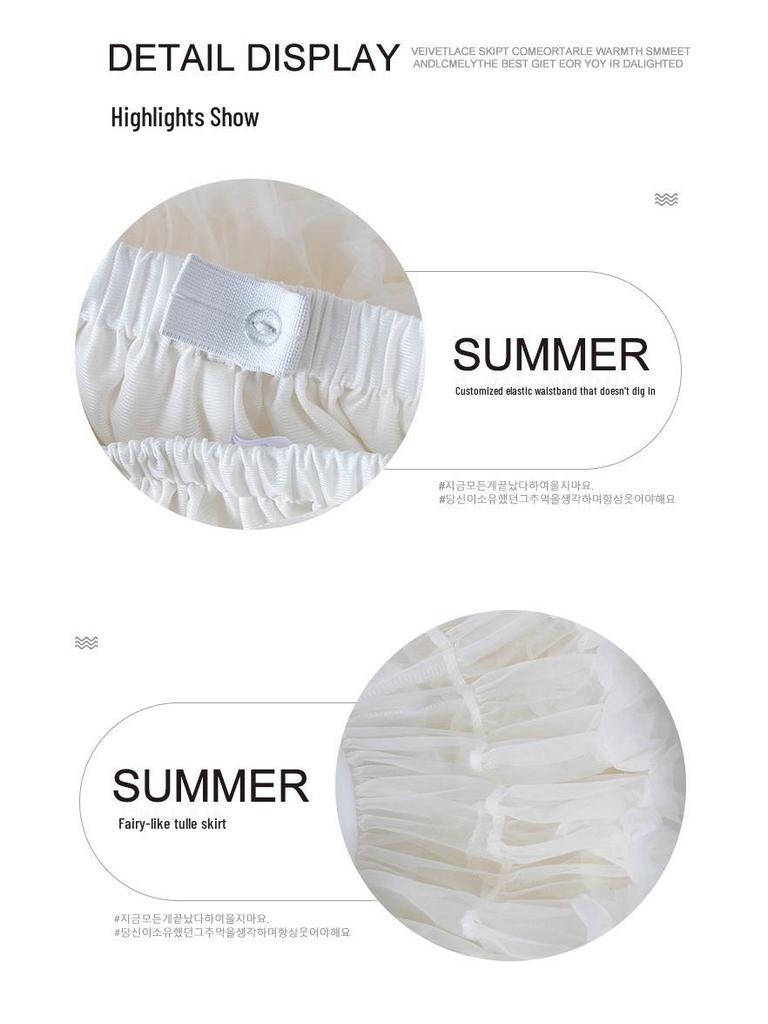 Синяя юбка-пачка принцессы: Платье из сетчатой пряжи для девочек на весну/лето