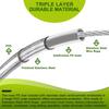 Mofun 58 3/4" Braided Clutch Cable Stainless Steel Compatible with Harley Sportster XL 883 /883R/ N/L 2007-2013, Fit Sportster XL 1200C/ X/CX/L,