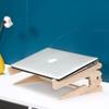 Universal Wood Laptop Stand For Desk 10-17 Inch Macbook Air Pro 13 15 Storage Detachable Wooden Notebook Holder Accessories