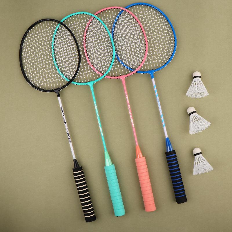 1Set Badminton Rackets Professional Durable Leisure Sports Racquet Badminton Training Racket Set For Beginners