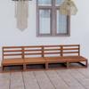 Day and Night - Day and Night 4-seater Garden Sofa Honey Brown Solid Pine Wood