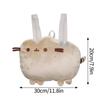 Pusheeen Cute Cat Backpack with Strap Large Capacity Backpack School Bag Casual Daypack for Shopping Vacation Birthday Gift