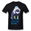 Cotton Rimuru Riding Ranga T-shirt That Time I Got Reincarnated As A Slime Sleeve Short Anime Men Tee Streetwear Harajuku