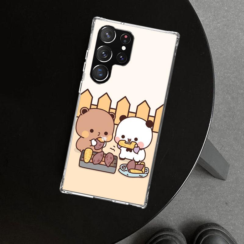 Bubu Dudu Мультяшный Милый Чехол для Телефона для Samsung Galaxy S26 S25 Edge S24 S23 Ultra S22 Plus S21 FE S20 + Художественный Индивидуальный Funda