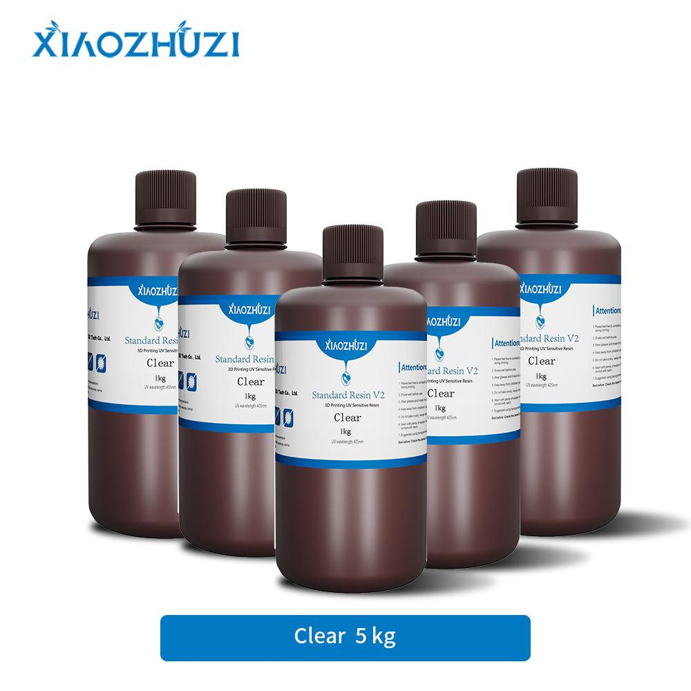 XIAOZHUZI-Light-Curing Standard V2 Rigid 3D Printing 405nm, Easy Molding, Low Odor, Suitable for Anycubic/Elegoo/Creality 3D