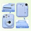 HIYQIN Чехол для Fujifilm Instax Mini 12, Силиконовый дорожный чехол, Ударопрочный, Защитная силиконовая оболочка (синий)