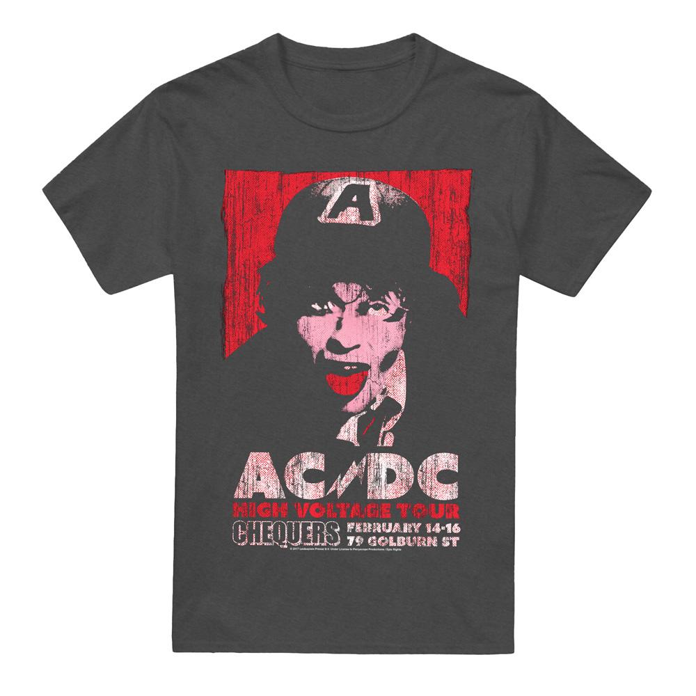 AC/DC Unisex Adult High Voltage Live 1975 T-Shirt