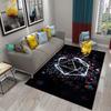 Блестящий черный ковер с бриллиантами, креативный дизайн, ковер для взрослых, современные абстрактные геометрические ковры, декор для спальни, гостиной, коврик для пола