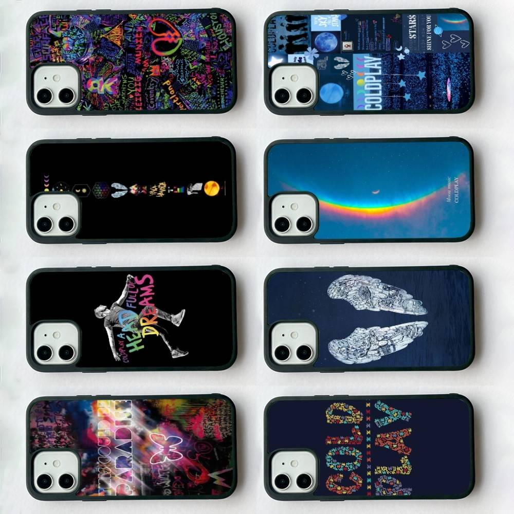 Чехол для телефона Moon Music Coldplay Band PC+TPU для IPhone 17 16 15 14 PRO MAX 11 12 13 PLUS MINI