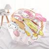 Hello Kitty,Sanrio Characters Automatic Folding Umbrella Simple 8 Rib Design, Bright Cartoon Pattern, Durable Iron Frame, Suitable For Trave