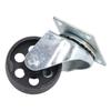 3in Swivel Caster Cast Iron Rotating Plate Dual Bearing Universal Wheel Replacement for Trolley