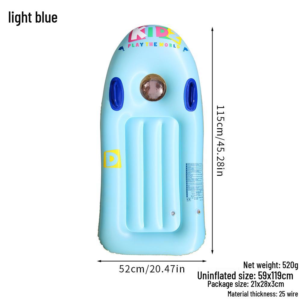 Детская утолщенная надувная доска для серфинга из ПВХ для активного отдыха на воде