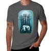 Waya  Wolf In In The Moonlight  With No Background Tshirt Large Size Short Sleeve Tshirt