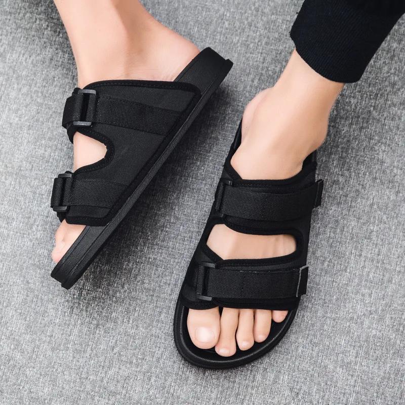 Летние тапочки мужские модные сандалии для мужчин на открытом воздухе в помещении легкие сетчатые туфли дышащие горячая распродажа новые повседневные мужские