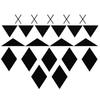 Acrylic Rhombic Mirror Wall Sticker Black Self Adhesive Mirror Tile  Home Wall