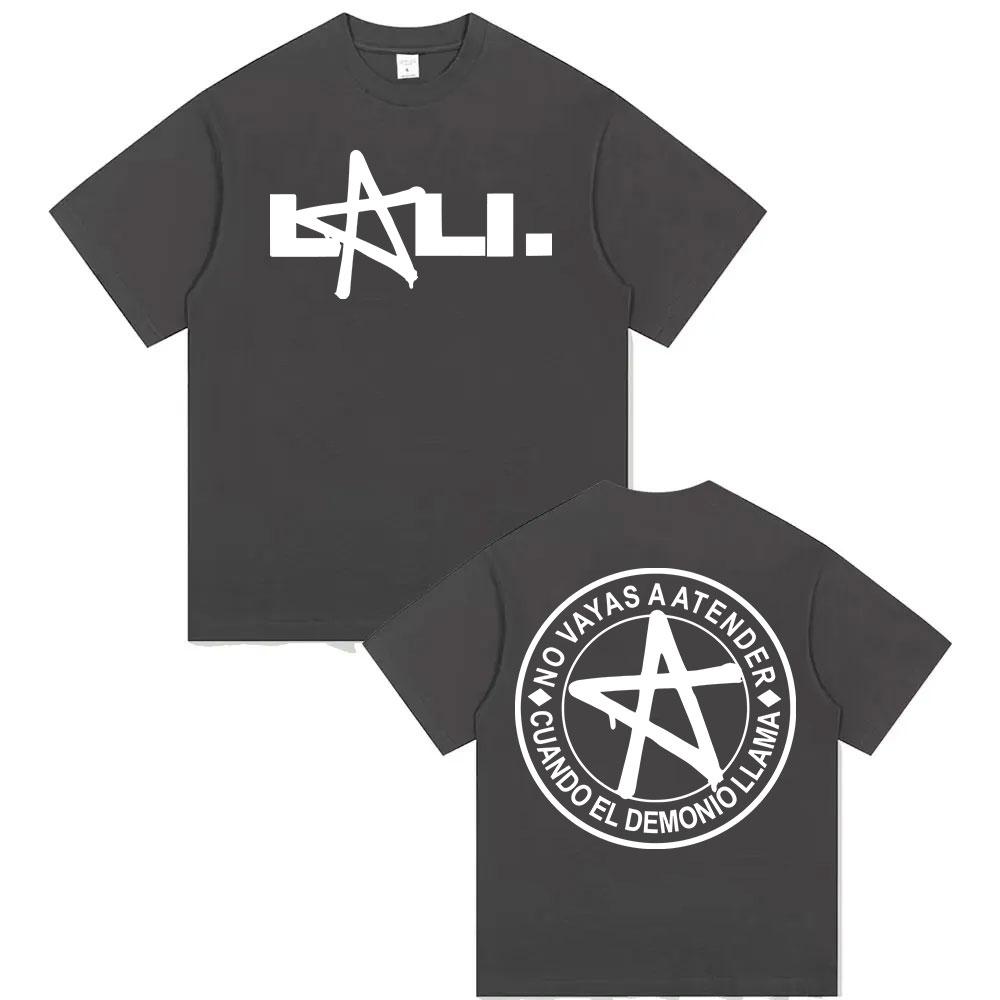 Singer Lali Esposito Tour 2025 Summer Logo Merch 100 Pure Cotton Printed Tshirt Men Women Retro Oversized Hip Hop Clothing