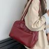 Женская сумка на одно плечо большой вместимости в корейском стиле, универсальная винтажная сумка под мышкой, новинка осени 2025, сумка-тоут