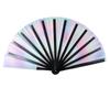 Большой ручной веер Гордость Крутой Светоотражающий веер Ручной веер с ручной росписью Складной ручной веер Складной веер из шелка