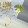 Brass Lotus Leaf Vein Metal Bookmark Metal Green Leaf Bookmark Chinese Style Bookmark  Stationery