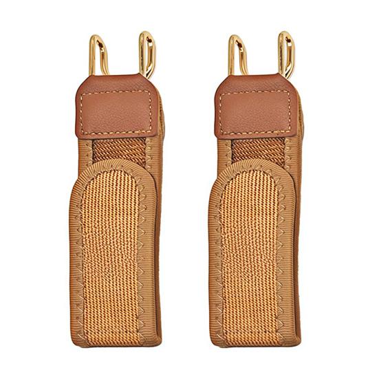 Yousheng Buckleless Belt Hook Adjustable Metal Hook Elastic Belt Unisex Buckle-Free Invisible Waist Belt Closure for Outdoor Work EDC