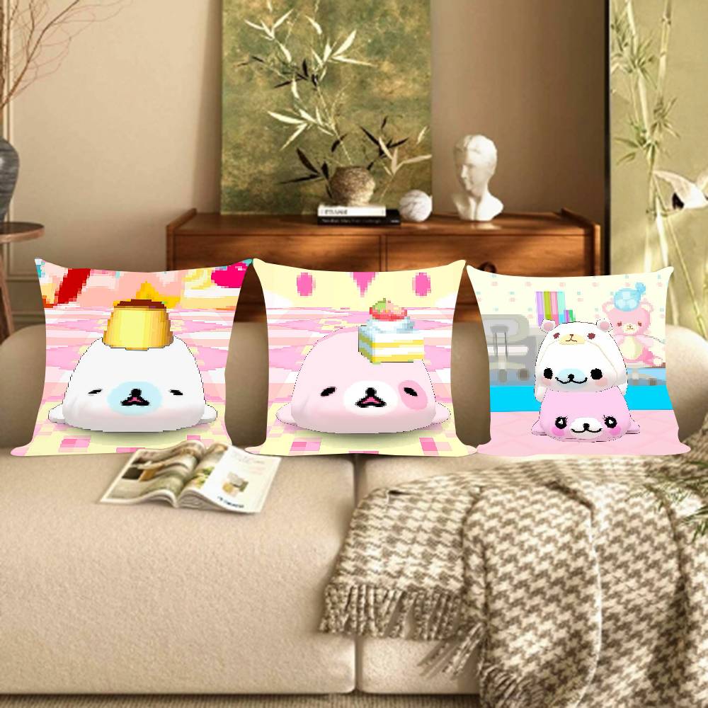 45*45Cm Cushion Cover Pillow Cover Decor Pillowcase Home Pillowcase For Couch Pillow Kawaii Cartoon Mamegoma
