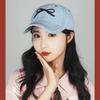 Korean-style bowknot baseball cap for women H&J Spring and Autumn Sunshade Duckbill Cap with Soft Top and Wide Brim for a Smaller Face Appearance,