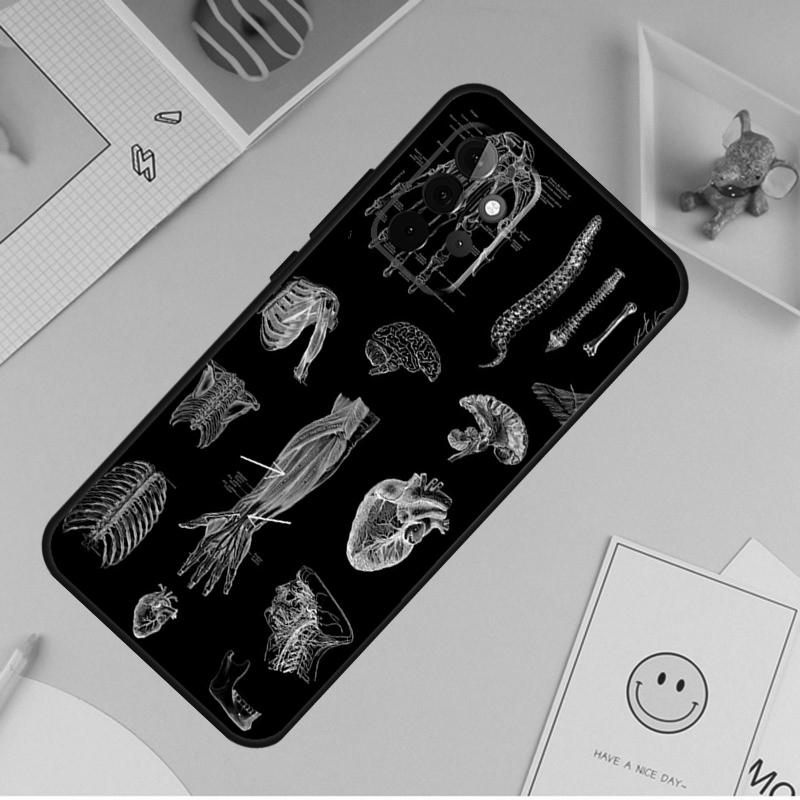 Чехол с анатомией человека для Samsung Galaxy A54 A34 A14 A56 A52 A53 A16 A26 A36 A55 A35 A15 A32 A12 A33 A13 A17