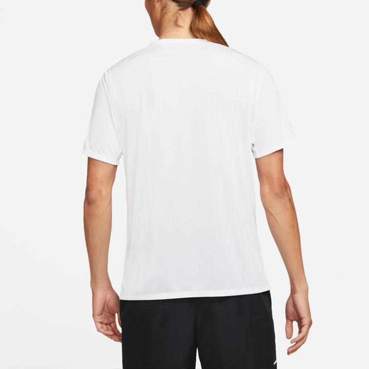 Nike Dri-Fit Run Division Rise 365 Светоотражающая футболка с коротким рукавом Мужские топы Белые DD6046-100