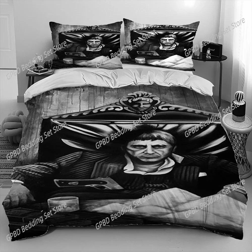 Movie Scarface Tony 3D NEW Duvet Cover Pillowcase Bedding Set Adult Boy Girl Bedroom Decoration Children Single Double Large