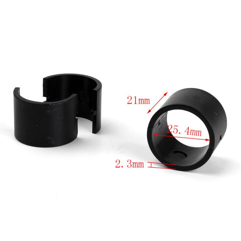 1PCS Hardware clamp 30mm to 25.4mm pipe clamp adapter washer 2 half plastic gaskets