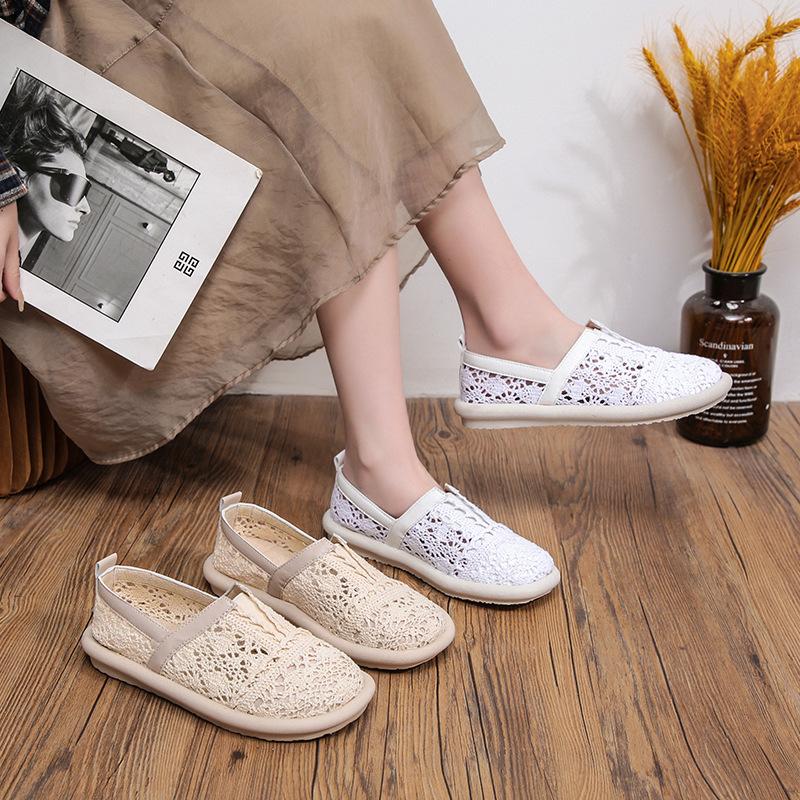 Summer Literary Baotou Fisherman Shoes Retro Soft Bottom Single Shoes Women's Shoes