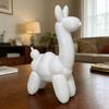 3D Printed Alpaca Figurine Horned Horse Statue Animal Sculpture Home Office Bedroom Desktop