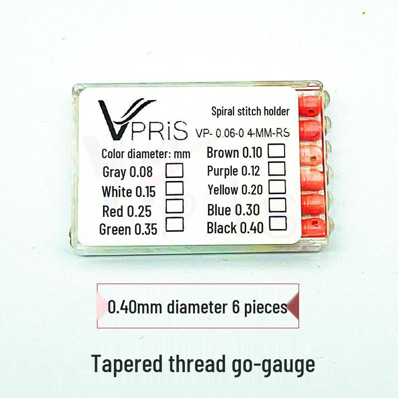 Резьбовая сверхтонкая стальная игла для чистки 0,05 мм для клапана калибра-пробки