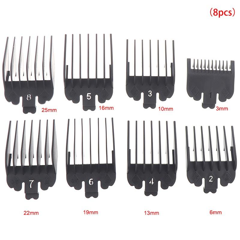 1Set 2/8/10Pcs Universal Hair Clipper Guards For Hair Clippers Barber Accessories Professional Trimmer Attachment Limit Combs