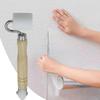 Wallpaper Seam Roller Sound Deadening Double Head Paper Smoother Wheel Seam Roller For Wallpaper For Printmaking Crafting