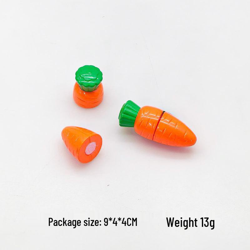 Kids' Kitchen Fruit & Veggie Chopper Toy Set for Girls - Peeling & Role-Play Fun with Durian