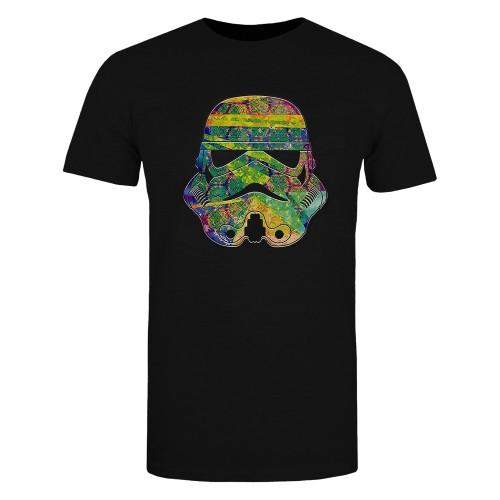 STAR WARS Girls Command Stormtrooper Patterned Cotton T-Shirt