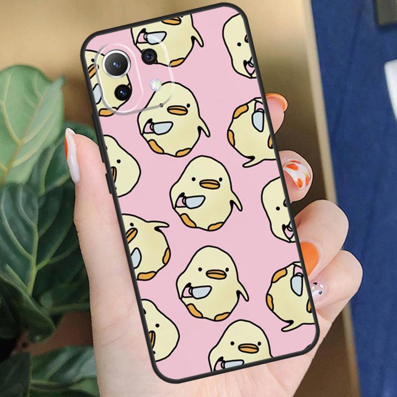 Мультяшный чехол-пенал с уткой для Xiaomi 17 Pro Max 14 15 Ultra 13T 14T 15T Pro POCO F8 F7 F5 F6 X5 X6 X7 Pro Чехол