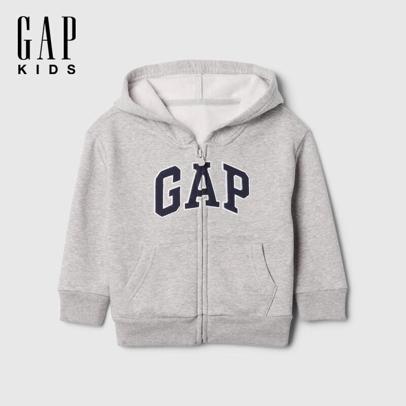 Gap Toddler Unisex Fleece Logo Hoodie Jacket