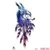 1PCS Waterproof Tattoos Temporary Tattoo Sticker Flowers Rose Body Tattoos for Women Art Arm Hand Tattoos Wolf Tiger Lion Painting Tatoos