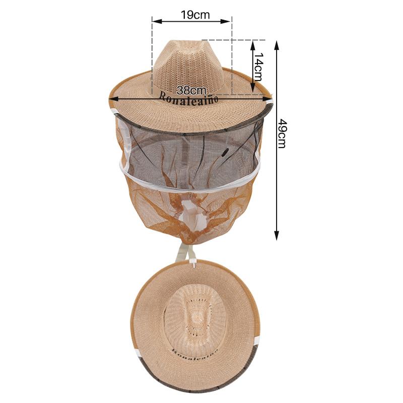 Шляпа пчеловода дышащая шляпа пчеловода шляпы пчеловода с вуалью высокой видимости защита лица уличный набор для начинающего пчеловода