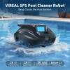 Робот-пылесос для бассейна VIREAL SP1: Время работы 130 минут, запуск в один клик, автоматическая стыковка. Покрытие до 80 м²